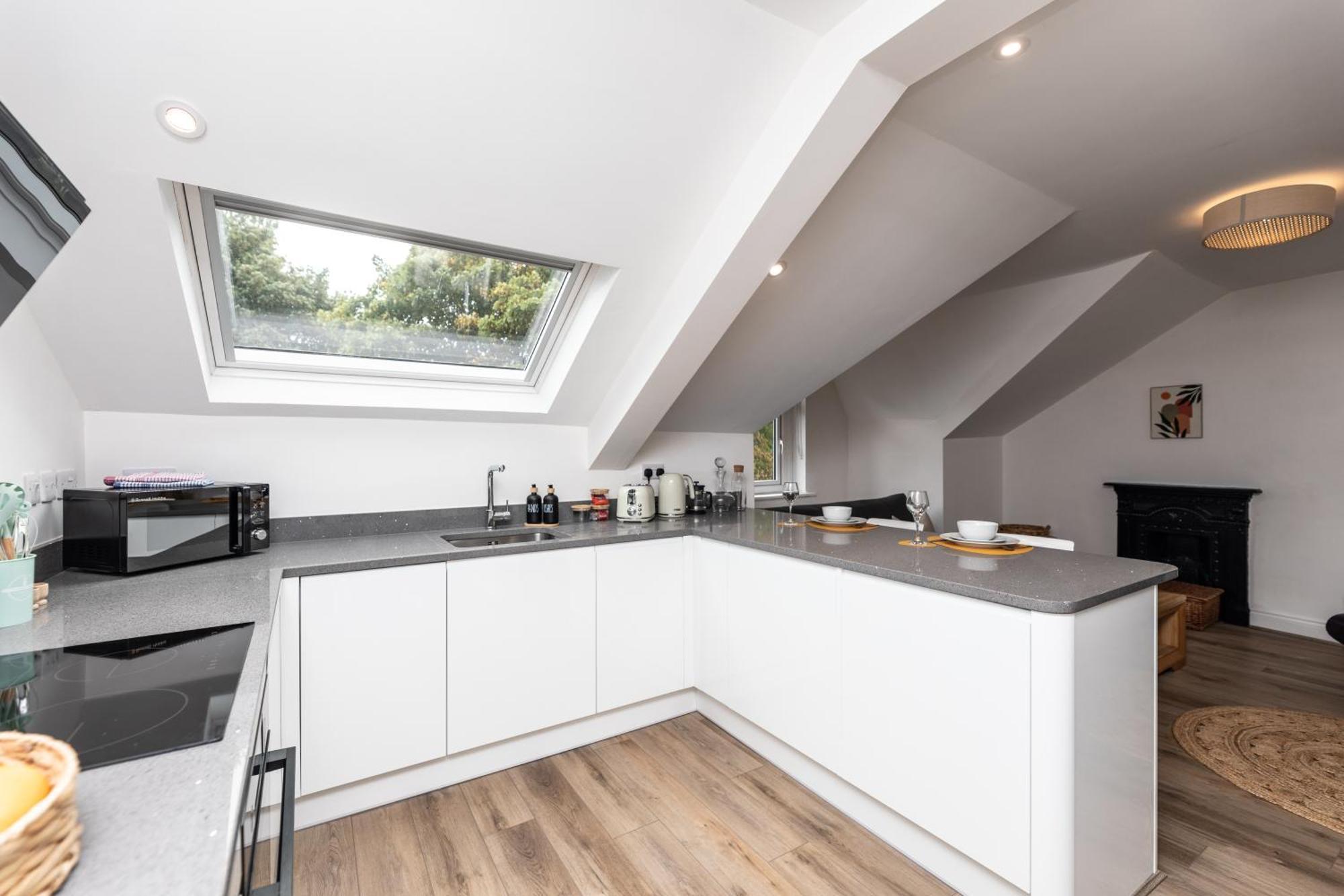 Beautiful Loft Flat In Oakwood Apartment Leeds  Luaran gambar